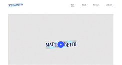 Desktop Screenshot of mattbarretto.com